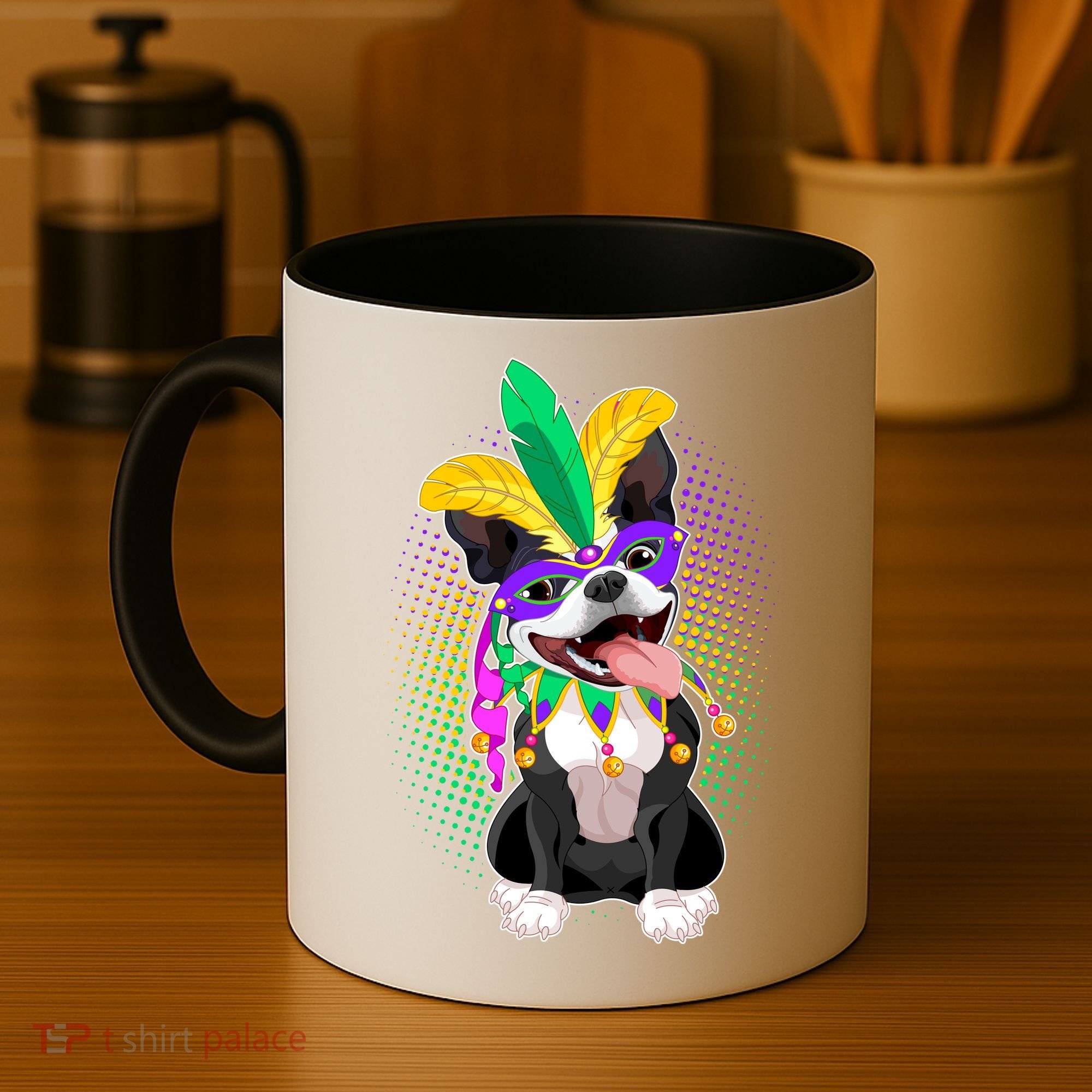 Mardi Gras Party Dog Coffee Mug