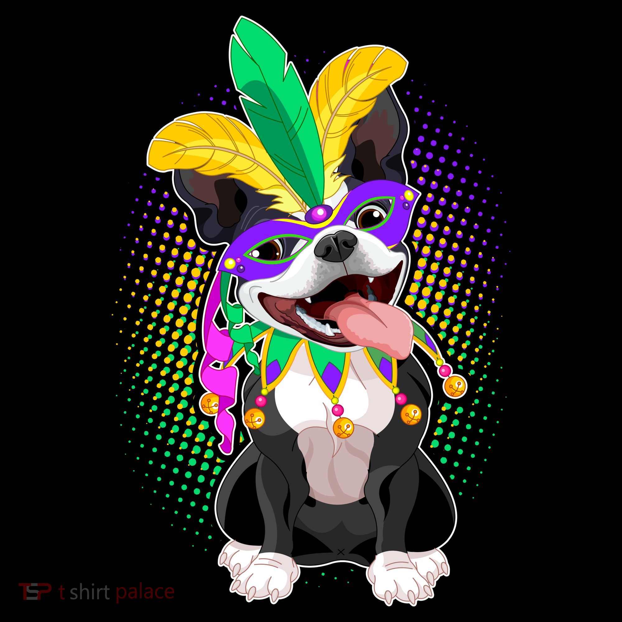 Mardi Gras Party Dog Coffee Mug
