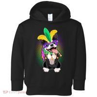 Mardi Gras Party Dog Toddler Hoodie thumb 0