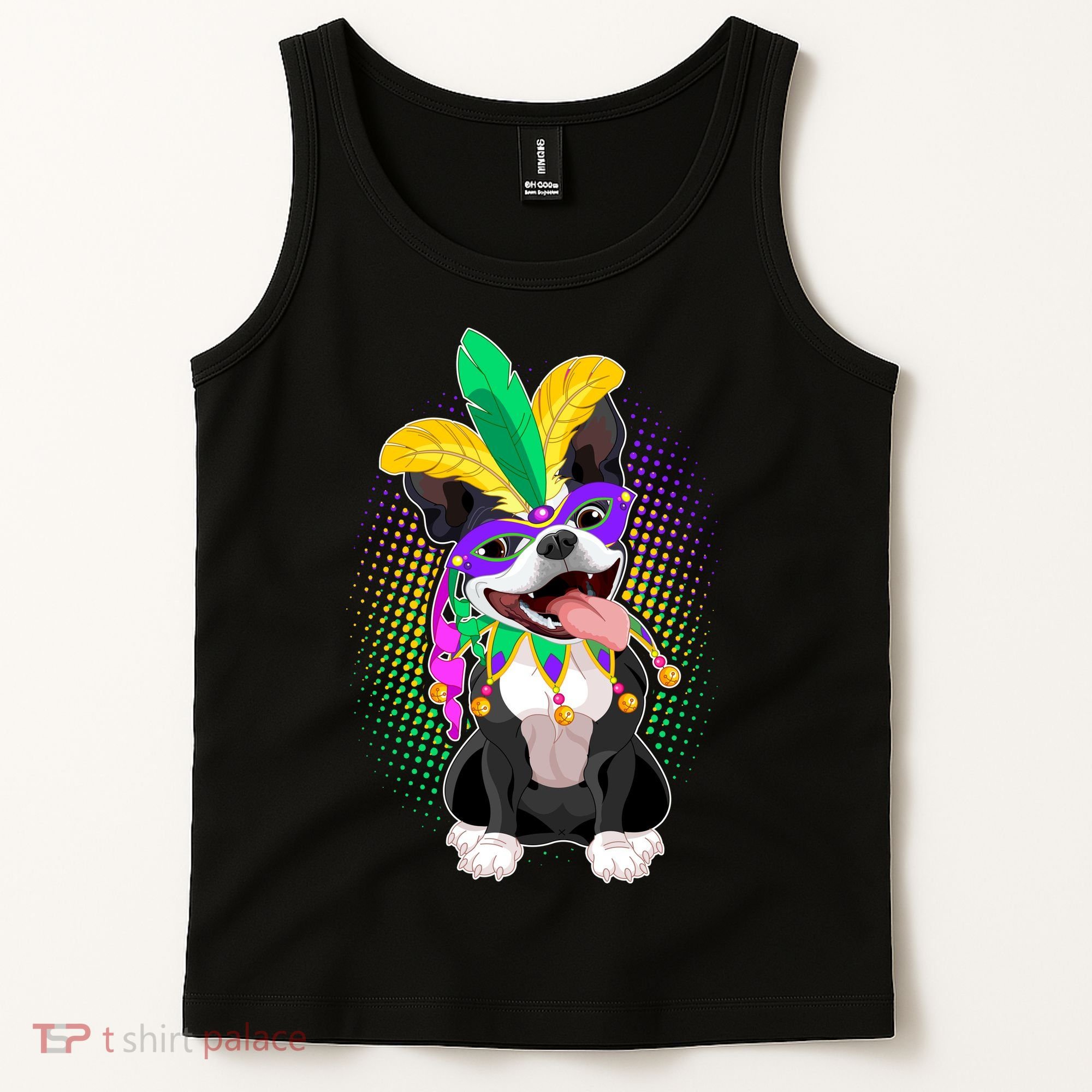 Mardi Gras Party Dog Tank Top