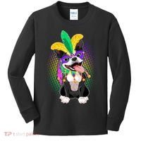 Mardi Gras Party Dog Kids Long Sleeve Shirt thumb 0