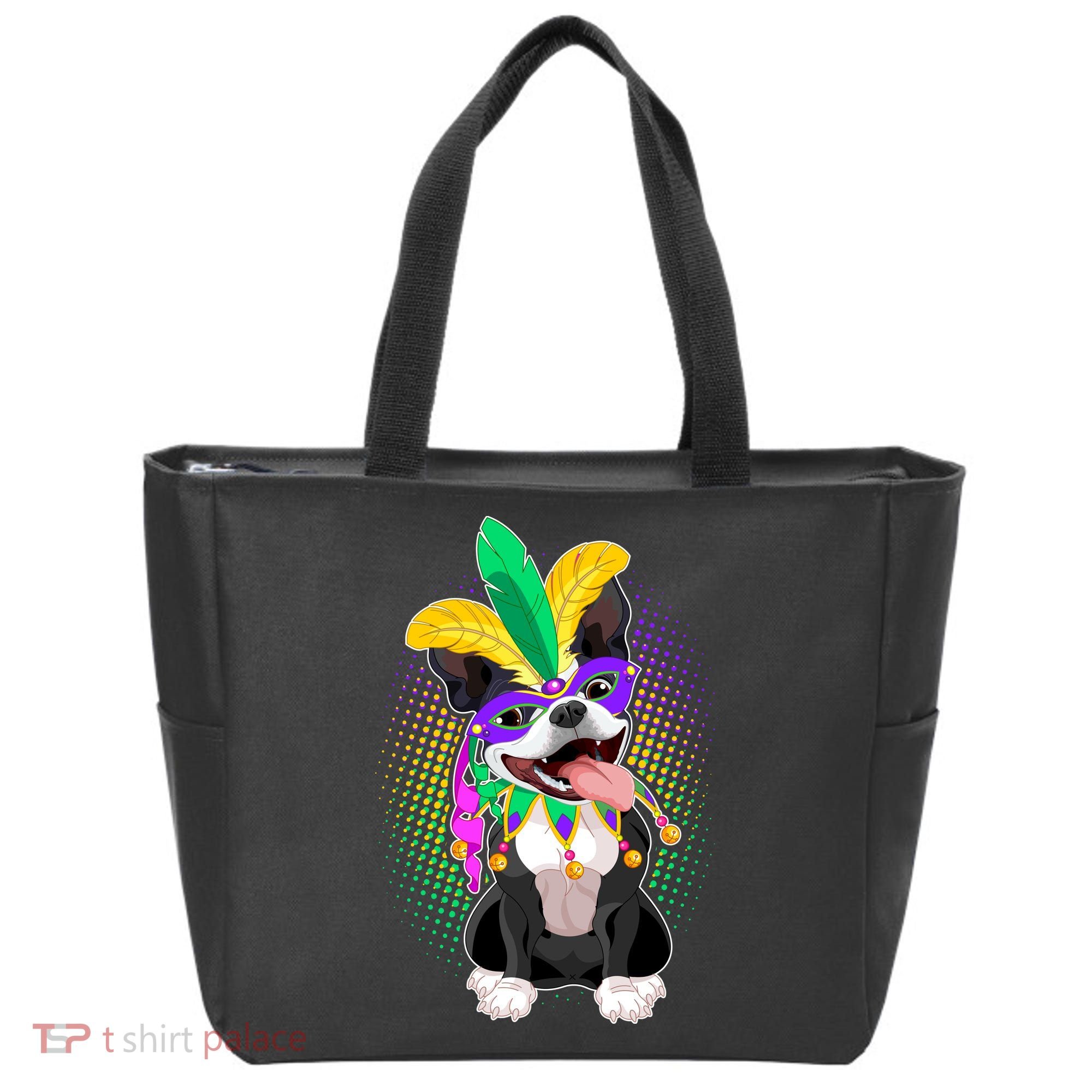 Mardi Gras Party Dog Tote Bag