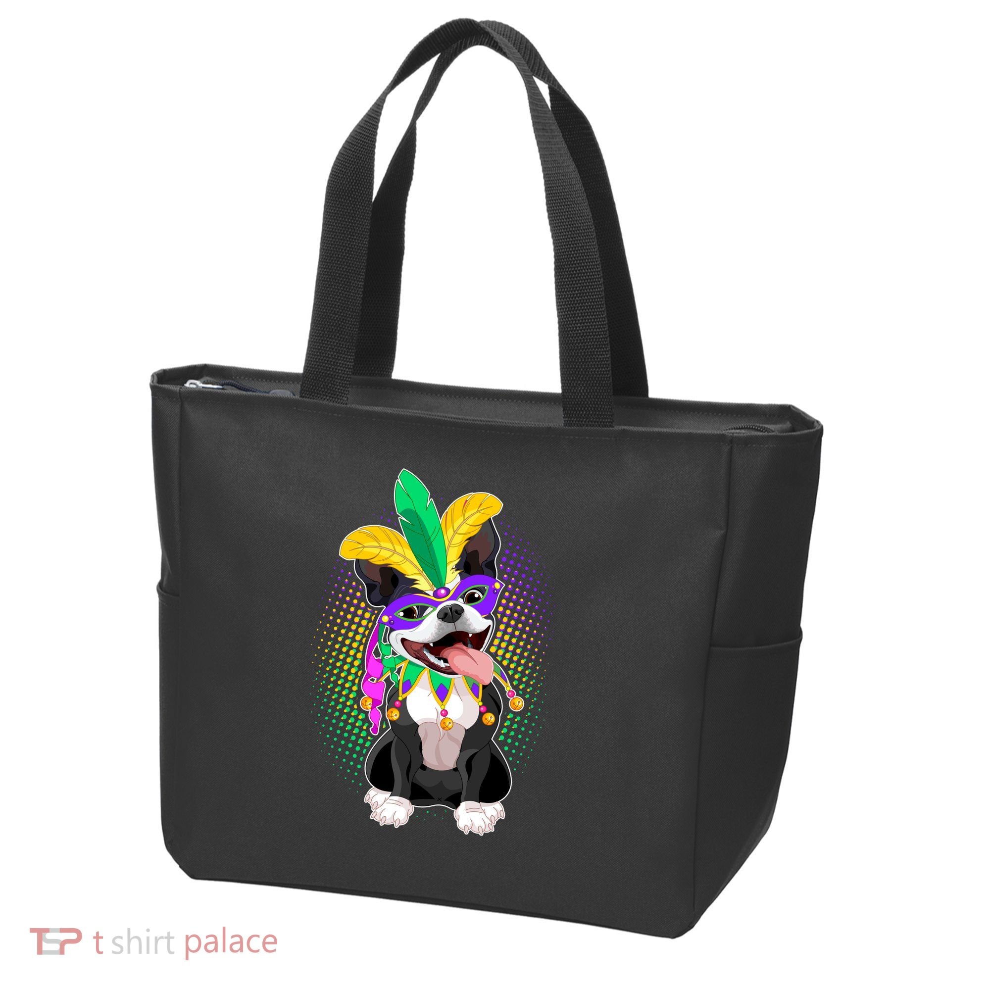 Mardi Gras Party Dog Tote Bag