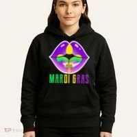 Mardi Gras Party Lips Hoodie thumb 5