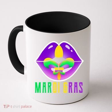 Mardi Gras Party Lips Coffee Mug