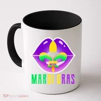 Mardi Gras Party Lips Coffee Mug thumb 0