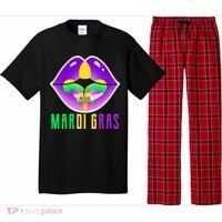 Mardi Gras Party Lips Pajama Set thumb 0