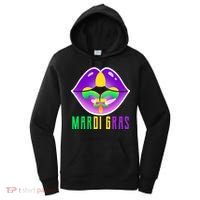 Mardi Gras Party Lips Women's Hoodie thumb 0