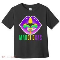 Mardi Gras Party Lips Toddler T-Shirt thumb 0