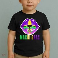 Mardi Gras Party Lips Toddler T-Shirt thumb 2