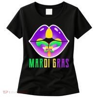 Mardi Gras Party Lips Women's T-Shirt thumb 0