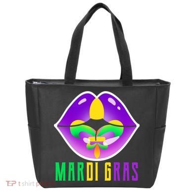 Mardi Gras Party Lips Tote Bag