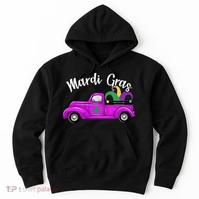 Mardi Gras Party Truck Hoodie