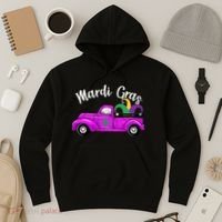 Mardi Gras Party Truck Hoodie thumb 3