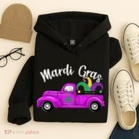 Mardi Gras Party Truck Hoodie thumb 4