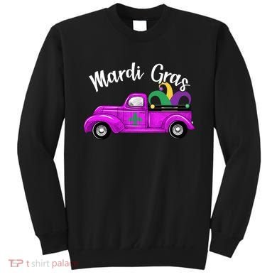 Mardi Gras Party Truck Sweatshirt