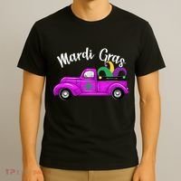 Mardi Gras Party Truck T-Shirt thumb 3