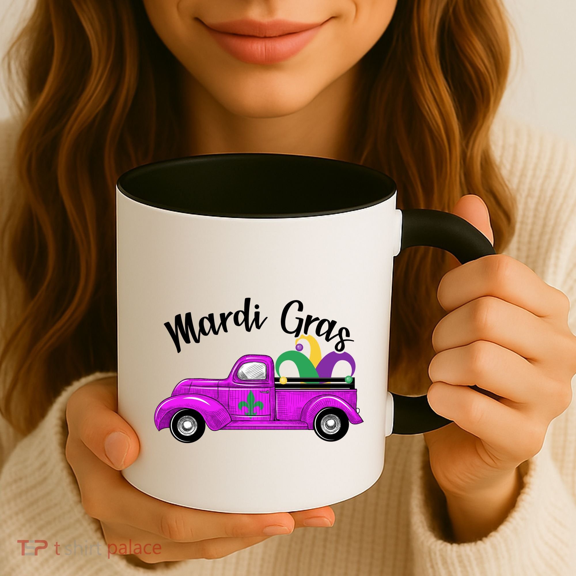 Mardi Gras Party Truck Coffee Mug