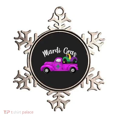 Mardi Gras Party Truck Ornament