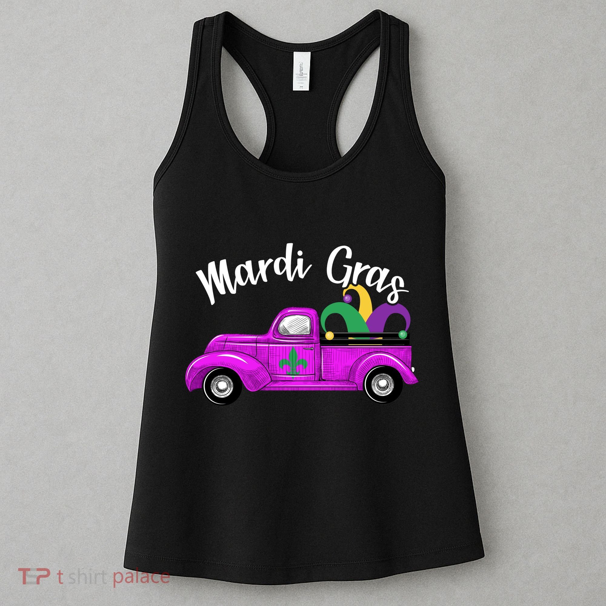 Mardi Gras Party Truck Women's Tank Top