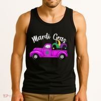 Mardi Gras Party Truck Tank Top thumb 3