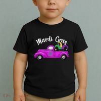 Mardi Gras Party Truck Toddler T-Shirt thumb 2
