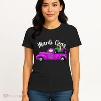 Mardi Gras Party Truck Women's T-Shirt thumb 4