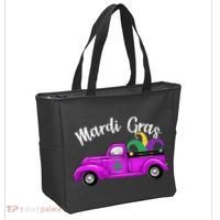 Mardi Gras Party Truck Tote Bag thumb 2
