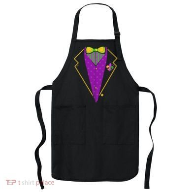 Mardi Gras Party Tux Apron
