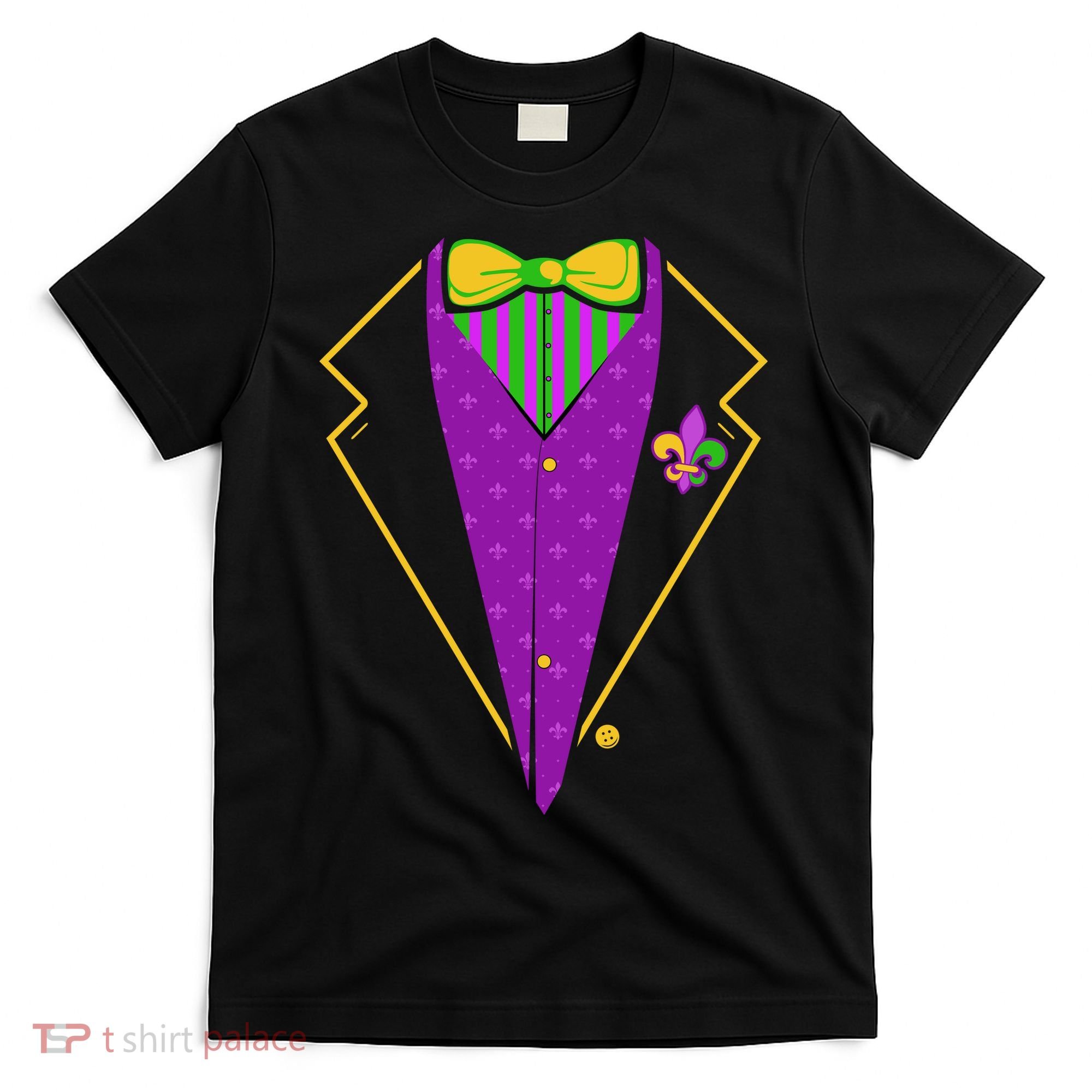 Mardi Gras Party Tux T-Shirt