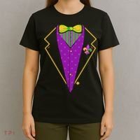 Mardi Gras Party Tux T-Shirt thumb 4