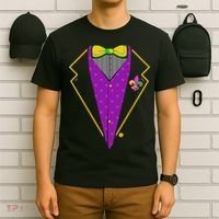 Mardi Gras Party Tux T-Shirt thumb 6