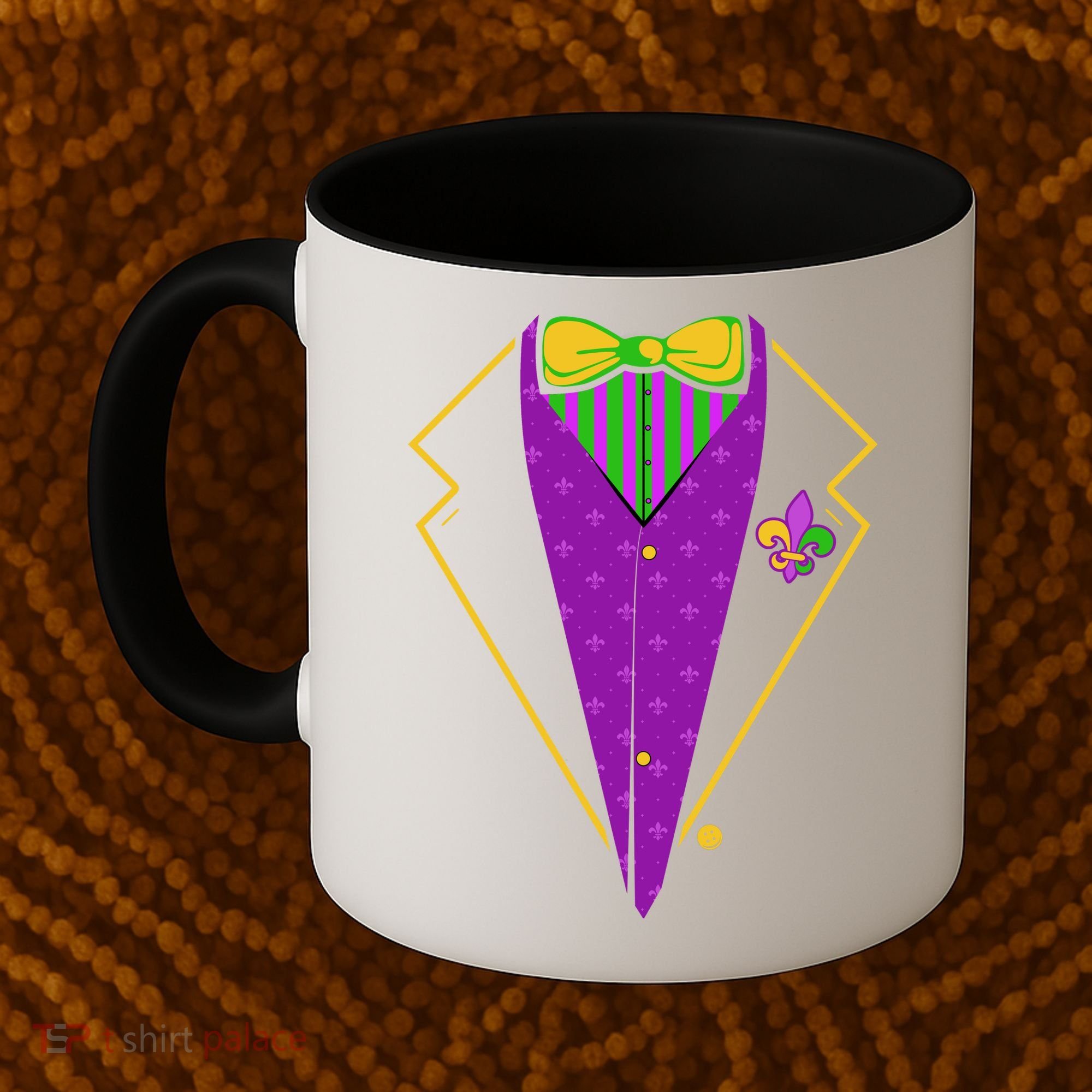 Mardi Gras Party Tux Coffee Mug