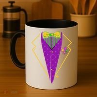 Mardi Gras Party Tux Coffee Mug thumb 4