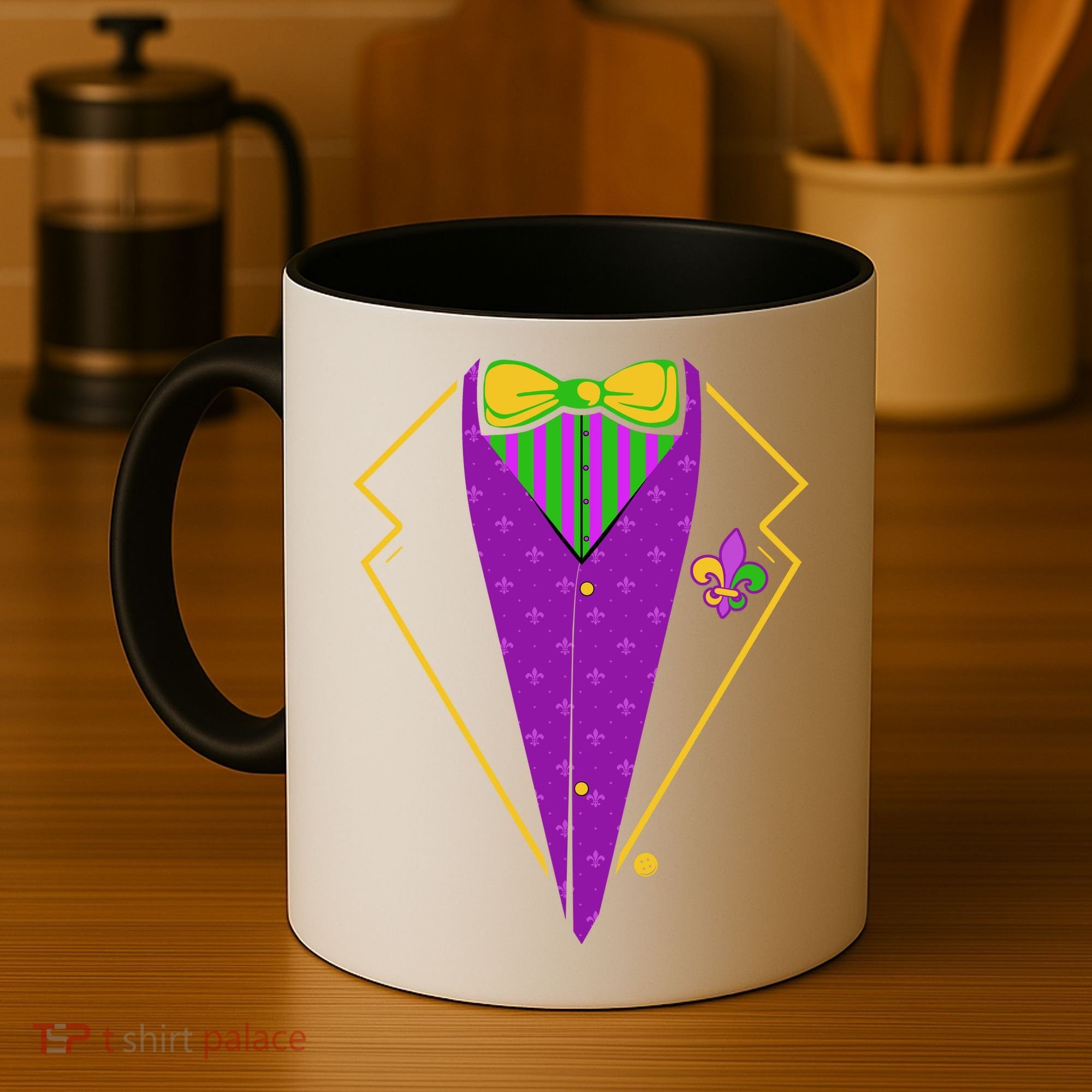 Mardi Gras Party Tux Coffee Mug