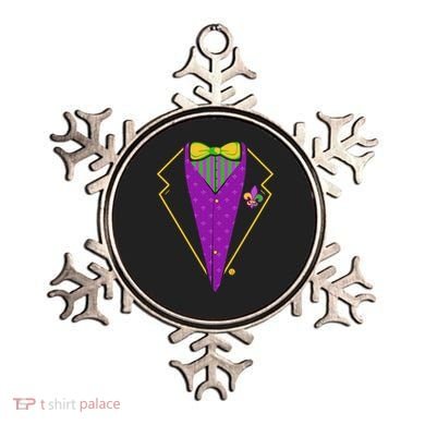 Mardi Gras Party Tux Ornament