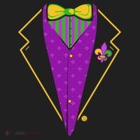 Mardi Gras Party Tux Hat thumb 2