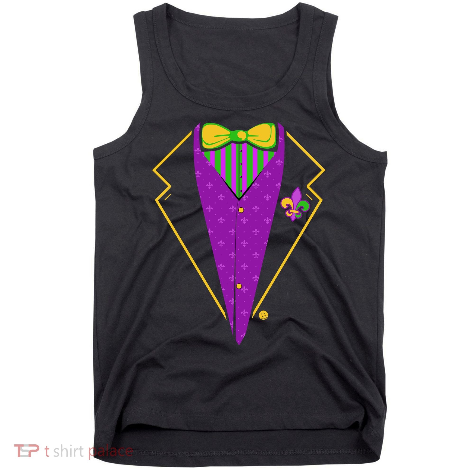 Mardi Gras Party Tux Tank Top