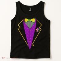 Mardi Gras Party Tux Tank Top thumb 2