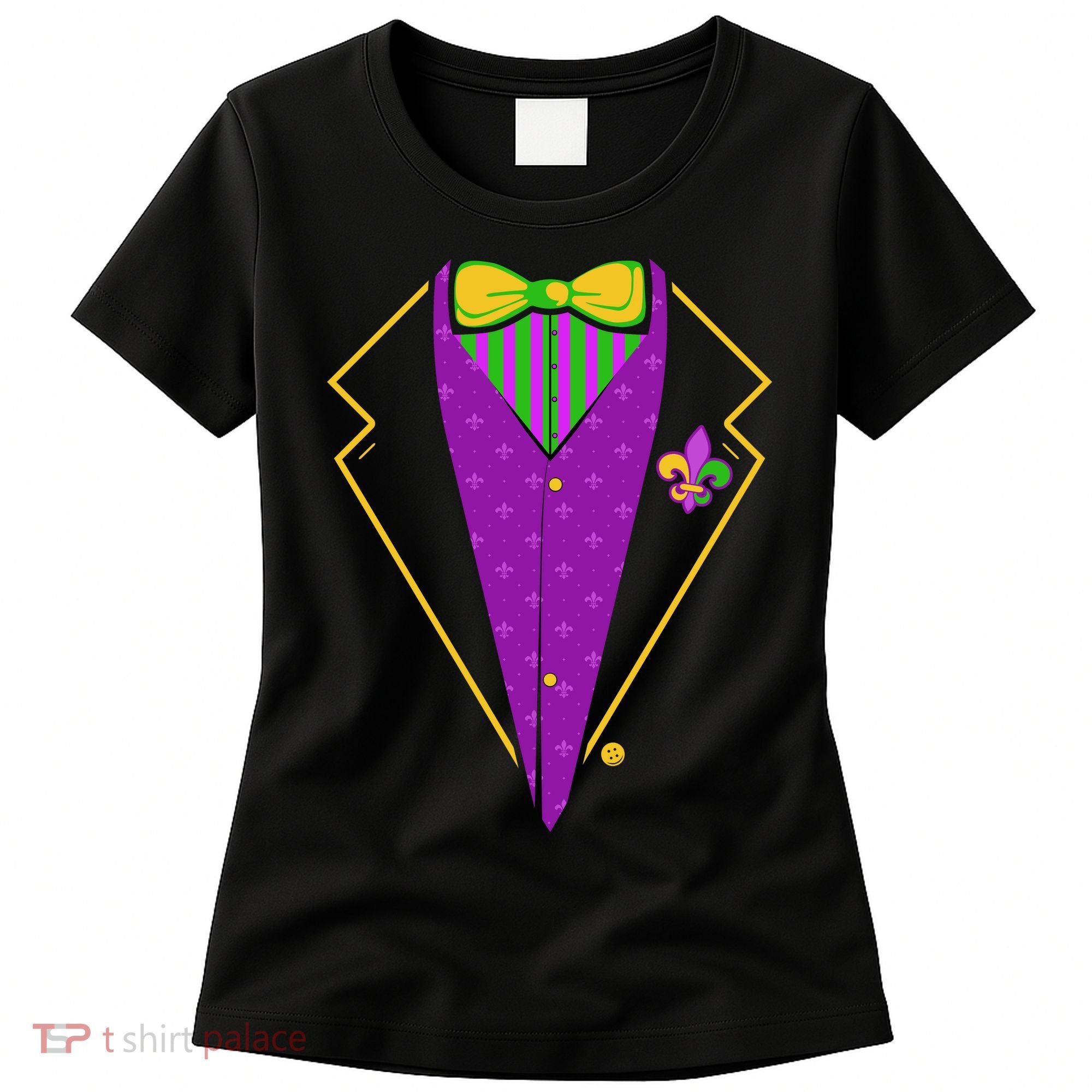 Mardi Gras Party Tux Women's T-Shirt