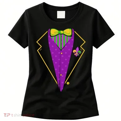 Mardi Gras Party Tux Women's T-Shirt