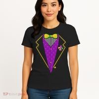 Mardi Gras Party Tux Women's T-Shirt thumb 4