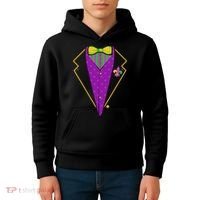 Mardi Gras Party Tux Kids Hoodie thumb 4