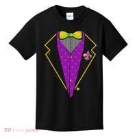 Mardi Gras Party Tux Kids T-Shirt thumb 0