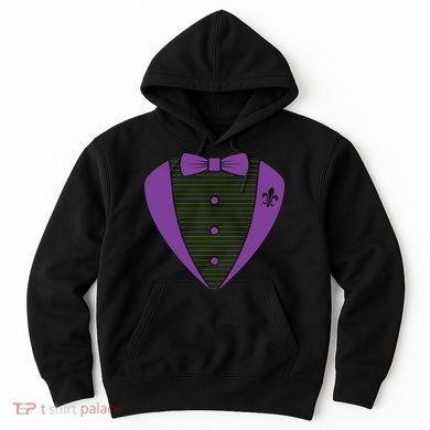 Mardi Gras Party Tuxedo Hoodie