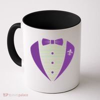 Mardi Gras Party Tuxedo Coffee Mug thumb 0