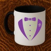 Mardi Gras Party Tuxedo Coffee Mug thumb 2
