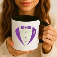Mardi Gras Party Tuxedo Coffee Mug thumb 3