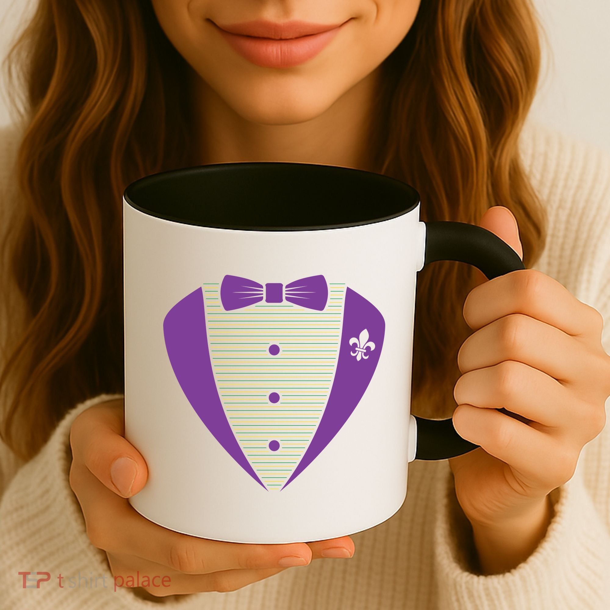 Mardi Gras Party Tuxedo Coffee Mug