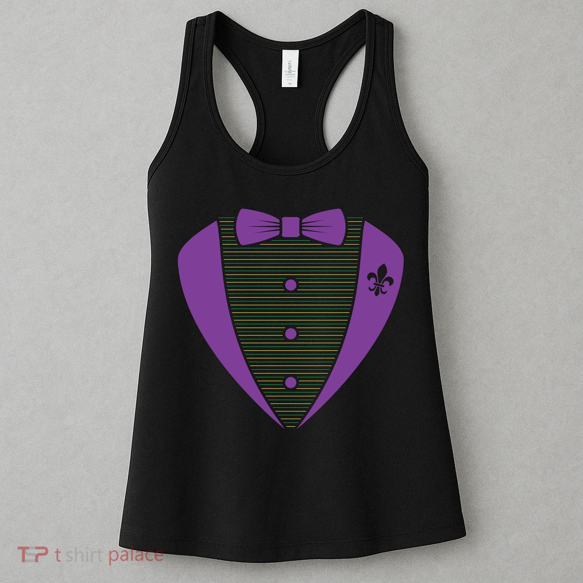 Mardi Gras Party Tuxedo Women's Tank Top